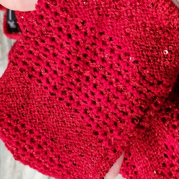 Sparkly red sweater - Picture 5 of 6